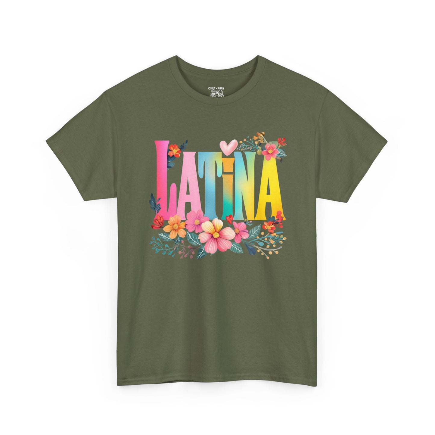 Latina Pride Tee | Unisex Heavy Cotton T-Shirt for Everyday Wear, Hispanic Heritage Month, Gifts