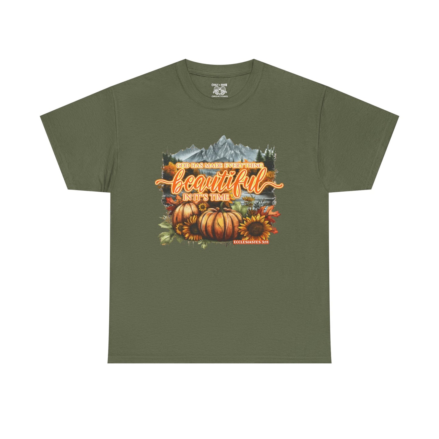 'Fall is Beautiful' Graphic T-Shirt, Autumn Apparel, Faith Based