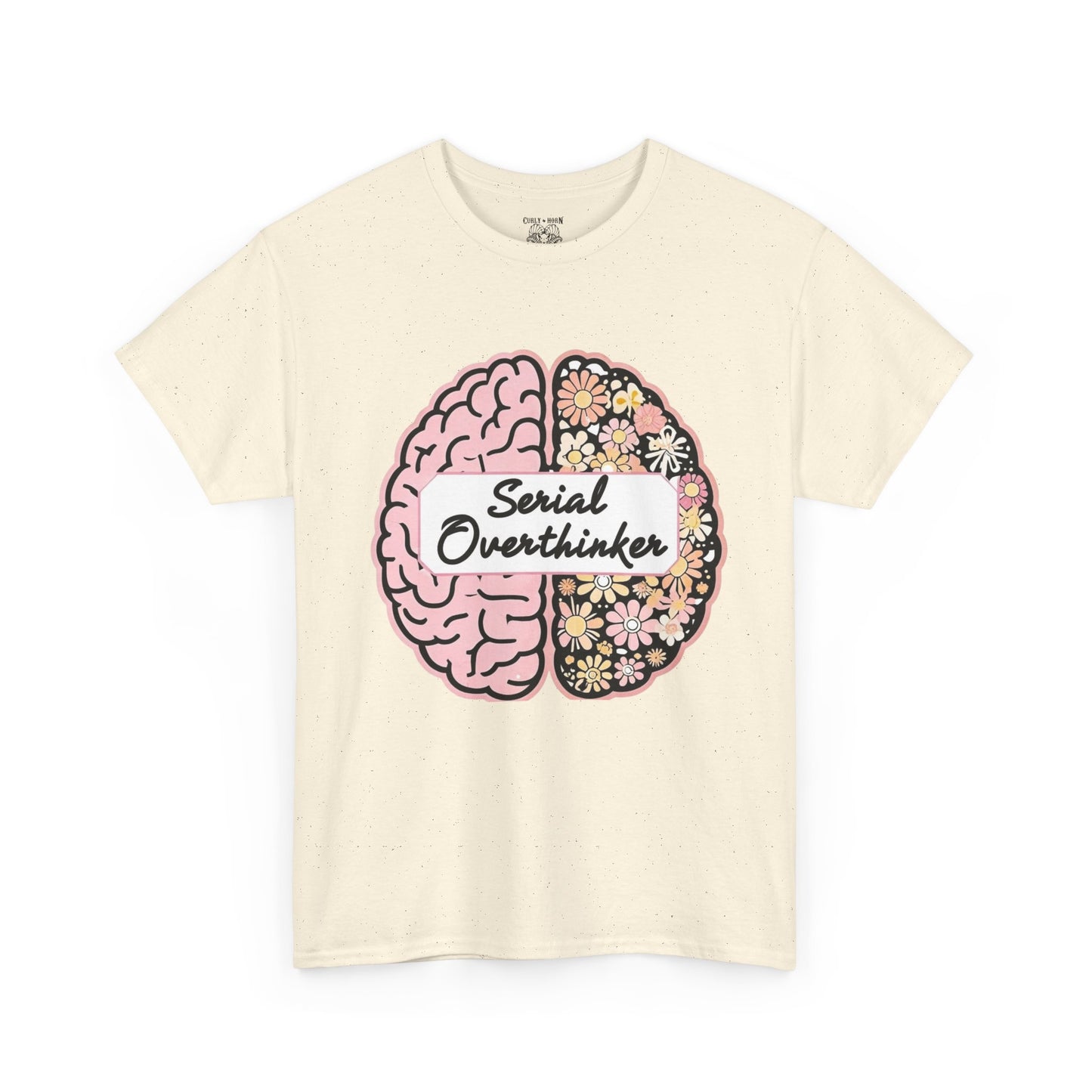 Overthinker Brainy Tee, Gift for Overthinkers, Casual Wear, Unisex Cotton Top, Quirky T-Shirt, Unique Gift Idea