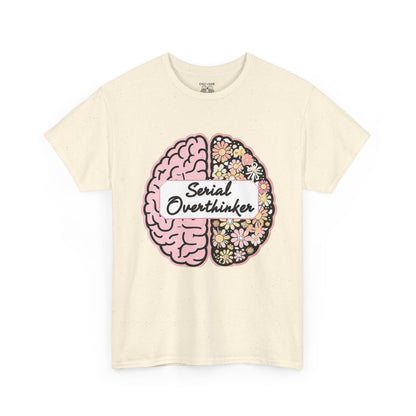 Overthinker Brainy Tee, Gift for Overthinkers, Casual Wear, Unisex Cotton Top, Quirky T-Shirt, Unique Gift Idea