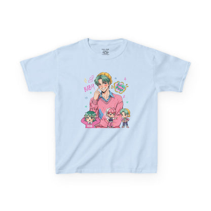 Kids Graphic Tee with Baby Saja, Baby Shirt, Cartoon T-Shirt, Anime Kids Tee, Gift for Children, Fun Everyday Wear