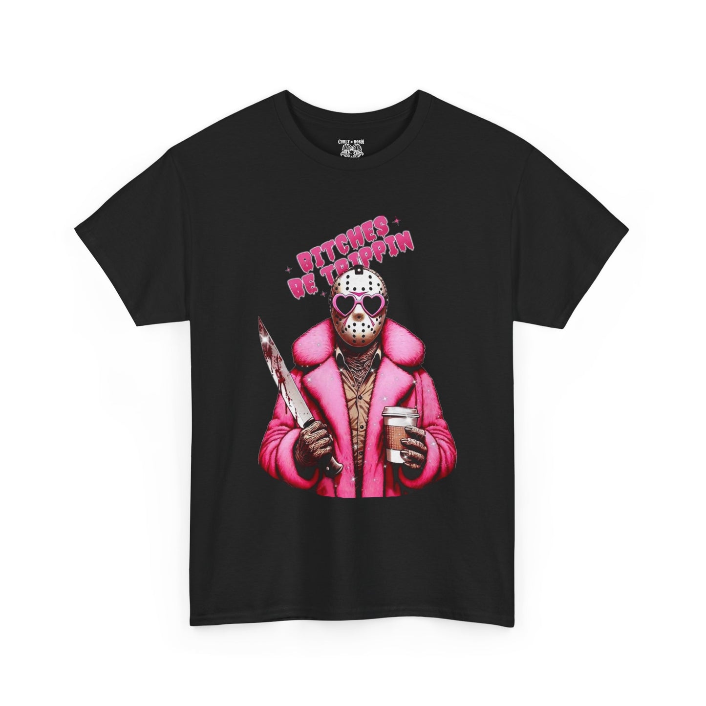 Retro Horror Graphic Tee, Unisex Cotton T-Shirt, Fun and Quirky Outfit, Halloween Costume Idea, Casual Wear for Horror Fans