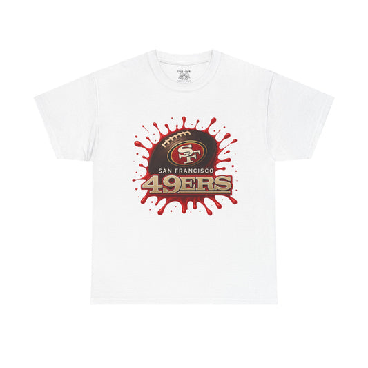 San Francisco 49ers Heavy Cotton Tee, Casual Sportswear, Game Day Outfit, Fan Apparel, Unique Gift for Sports Lovers