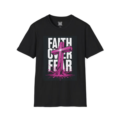 Faith Over Fear Inspirational T-Shirt, Unisex Tee, Spiritual Gift, Christian Apparel, Motivational Graphic Shirt