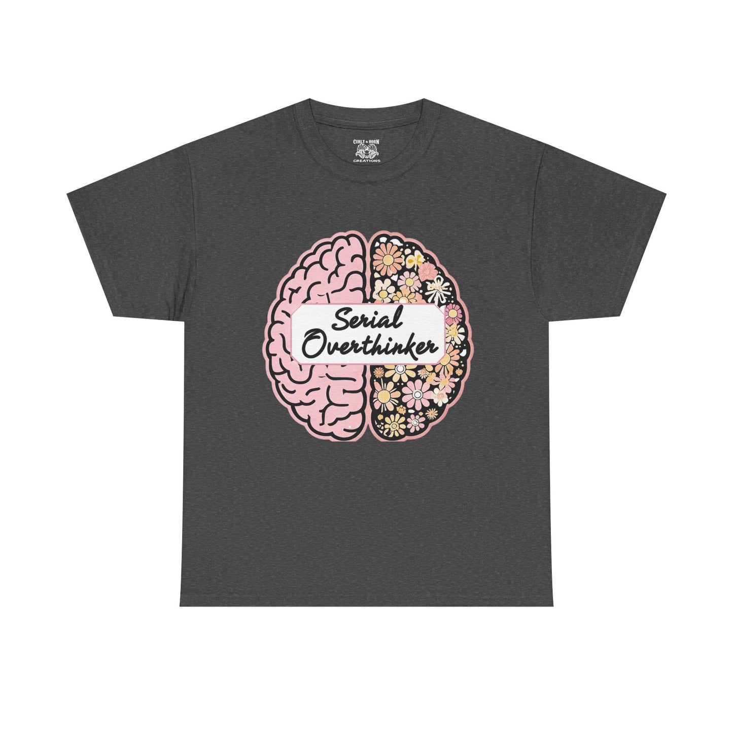 Overthinker Brainy Tee, Gift for Overthinkers, Casual Wear, Unisex Cotton Top, Quirky T-Shirt, Unique Gift Idea