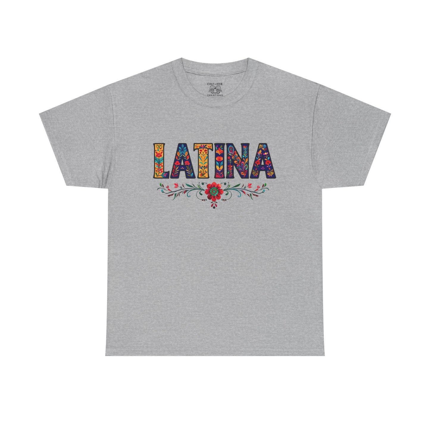 Latina Pride Tee | Unisex Heavy Cotton T-Shirt for Everyday Wear, Hispanic Heritage Month, Gifts