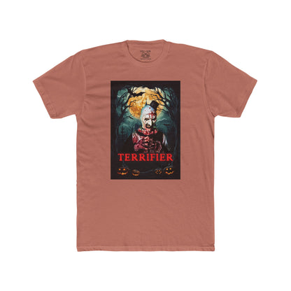 Terrifier Unisex Cotton Crew Tee, Horror Movie T-Shirt, Halloween Apparel, Graphic Tee for Fans, Spooky Gift Idea