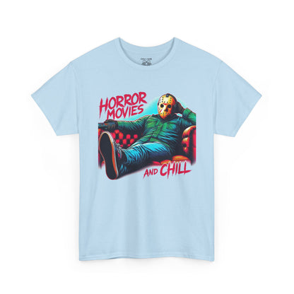 Jason Horror Movies Tee, Unisex Graphic Shirt, Perfect for Halloween, Movie Nights, Gift for Horror Fans, Chill Vibes Apparel