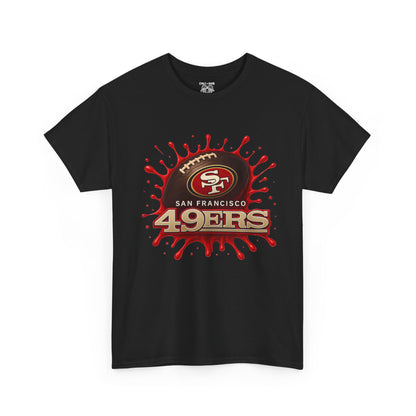 San Francisco 49ers Heavy Cotton Tee, Casual Sportswear, Game Day Outfit, Fan Apparel, Unique Gift for Sports Lovers