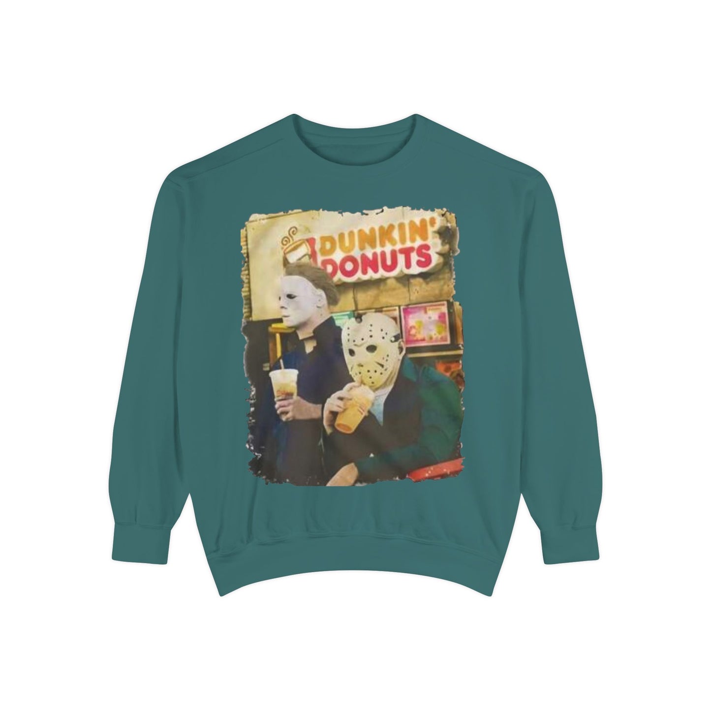 Funny Sweatshirt with Horror Movie Theme, Unisex Garment-Dyed Top, Perfect for Halloween, Gift for Movie Lovers, Cozy Casual Wear, [...]