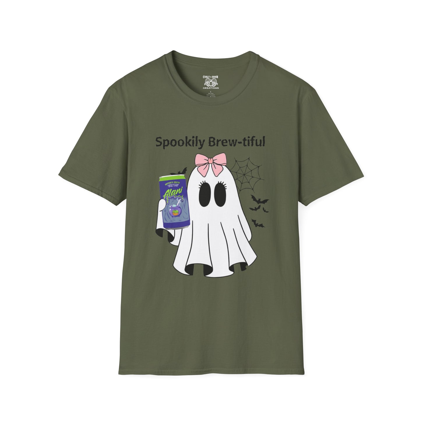 Spookily Brew-tiful Ghost T-Shirt