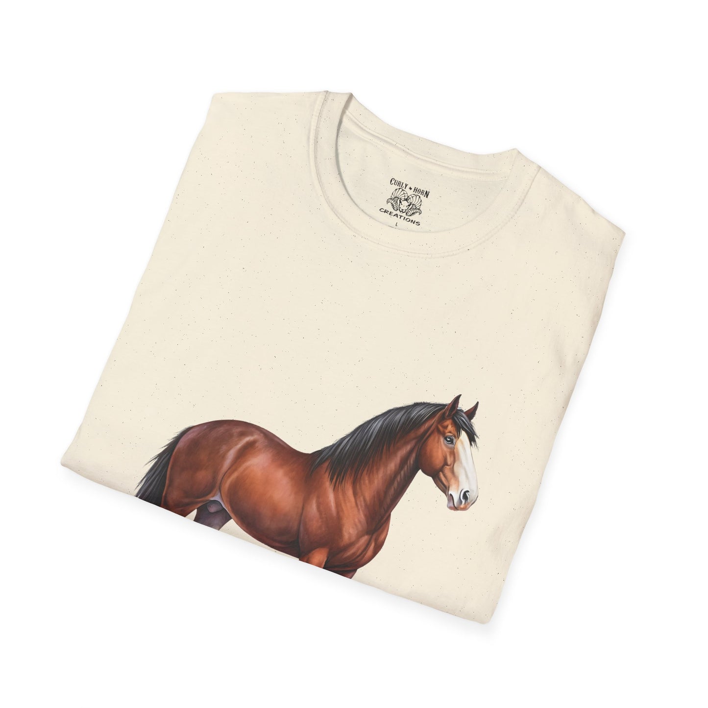 Horse Lover Unisex Softstyle T-Shirt | Casual Tee for Equestrian Enthusiasts | Perfect Gift for Birthdays, Horse Shows, or Just Because