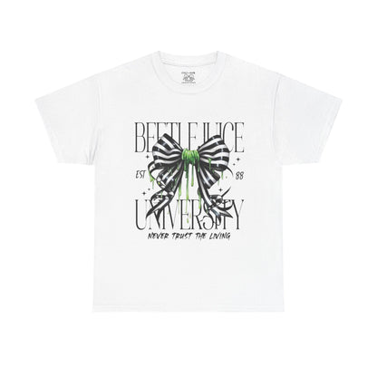 Beetlejuice University Tee, Fun Graphic