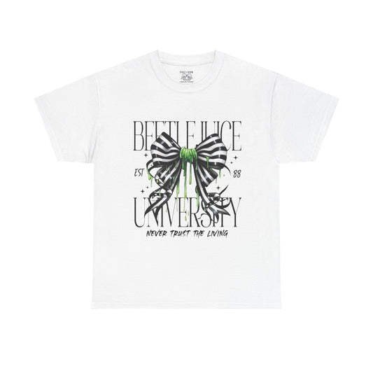 Beetlejuice University Tee, Fun Graphic