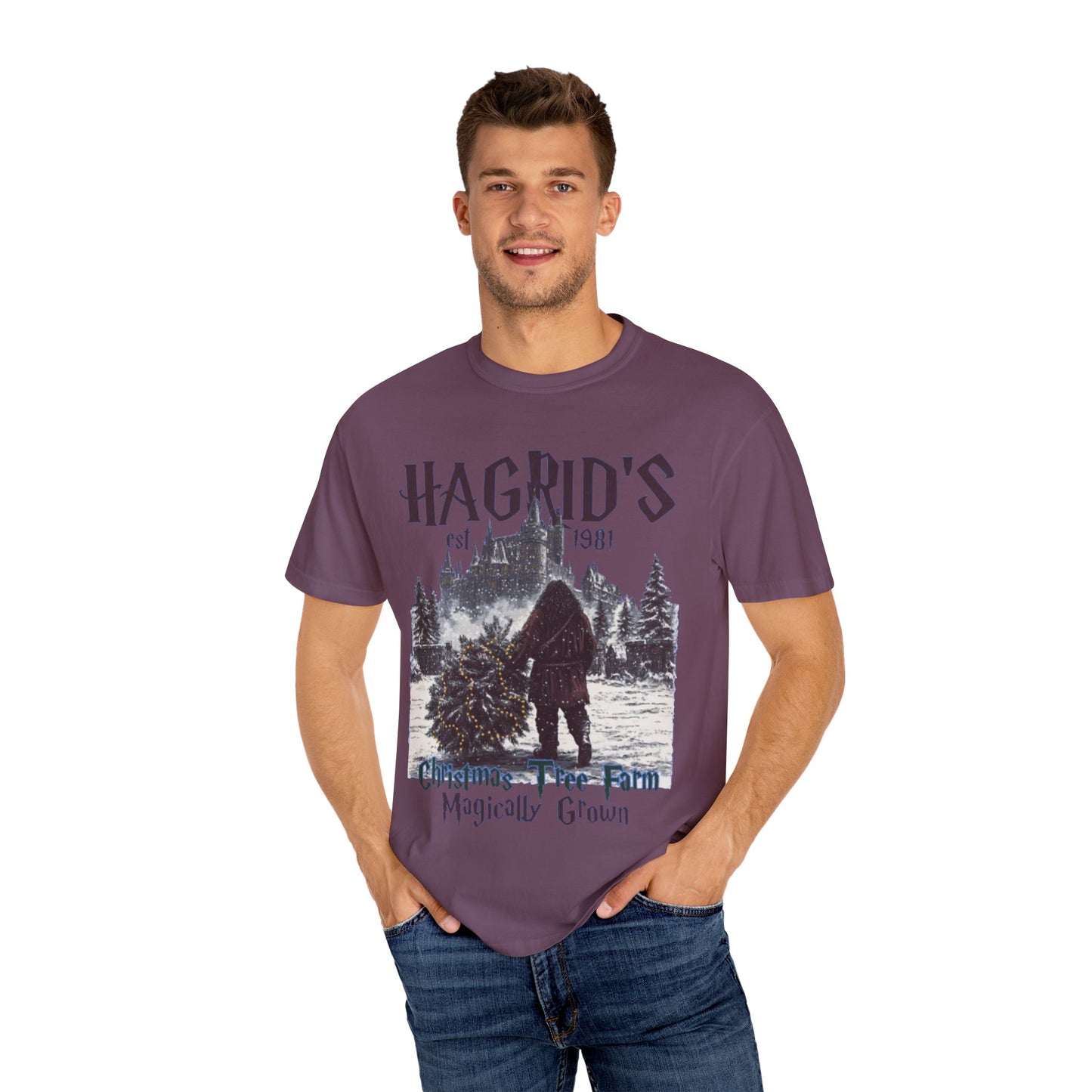 Hagrid's Christmas Tree Farm T-Shirt, Cozy Holiday Tee, Unique Gift for Tree Lovers, Unisex Shirt for Winter Celebrations, Perfect for [...]