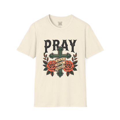 Pray Over It T-Shirt, Motivational Tee, Faith-Based Apparel, Religious Gift, Comfort Wear, Everyday Style