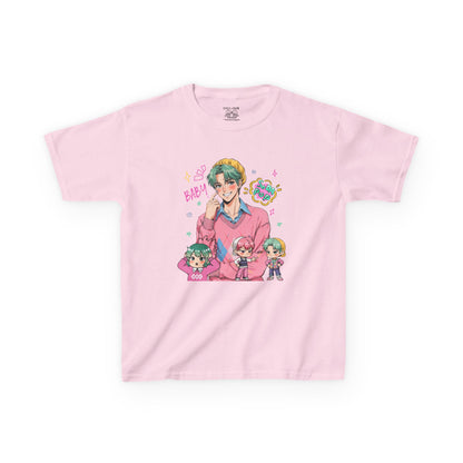 Kids Graphic Tee with Baby Saja, Baby Shirt, Cartoon T-Shirt, Anime Kids Tee, Gift for Children, Fun Everyday Wear