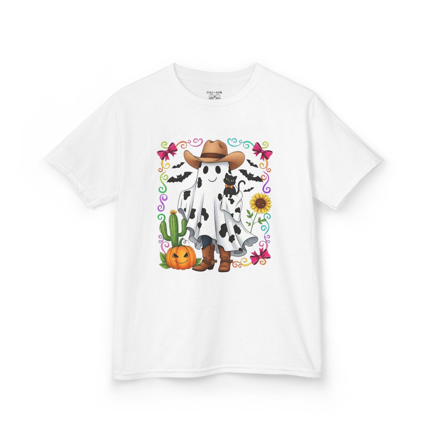 Ghost Halloween Kids Tee, Fun Halloween Shirt, Ghost Costume T-Shirt, Cute Fall Outfit, Kids Spooky Apparel
