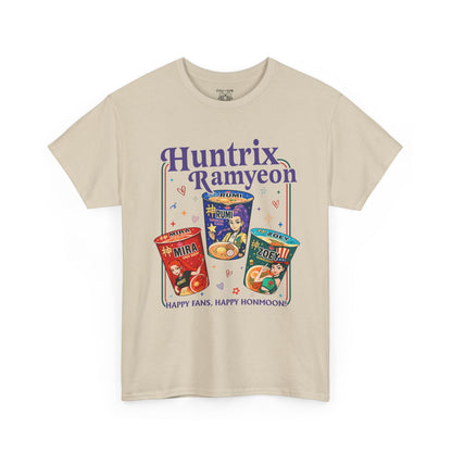 Huntrix Demon Hunter Unisex Heavy Cotton Tee, Fun Casual Wear, Perfect for Food Lovers, Gift for Friends, Anime Lovers Tee