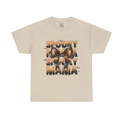 Spooky Season Unisex Heavy Cotton Tee, Halloween Shirt, Ghost Graphic Tee, Fall Fashion, Haunted House Tee