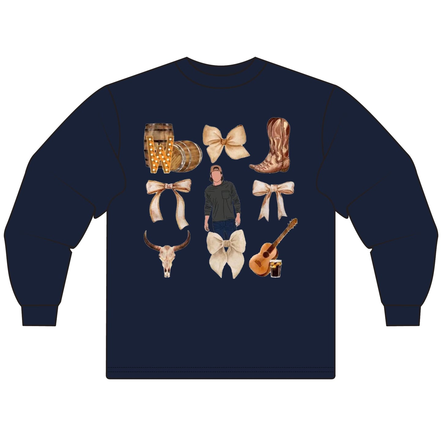 Country Music Unisex Long Sleeve Tee