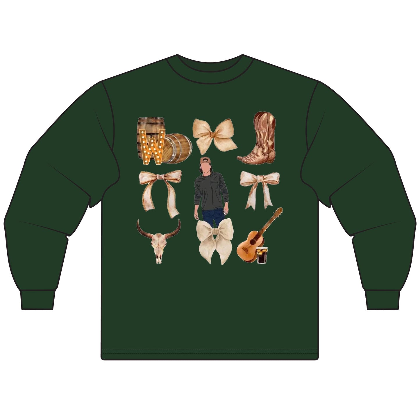 Country Music Unisex Long Sleeve Tee