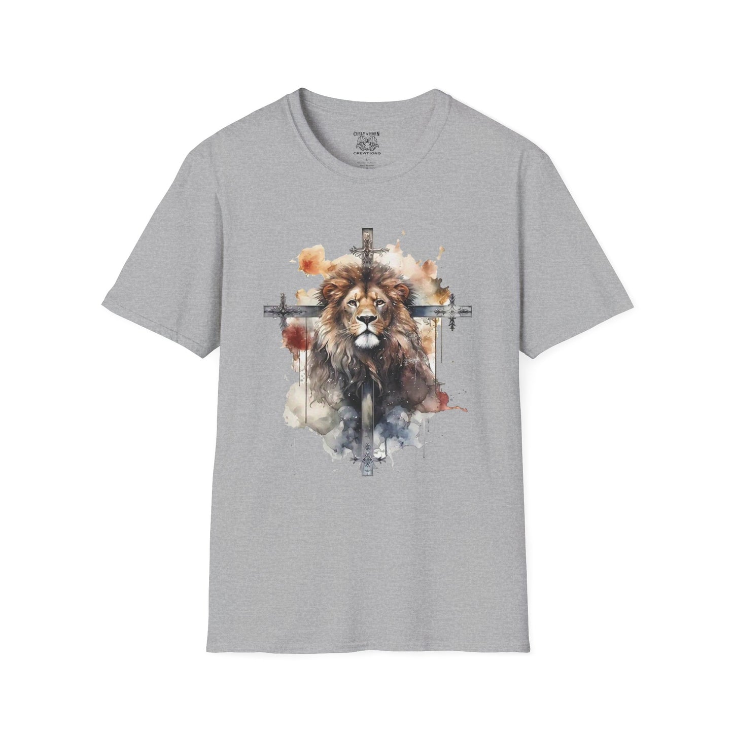 Faith-Inspired Lion Graphic Tee for Men and Women, Christian Apparel, Inspirational Fashion, Gift for Believers, Church Events