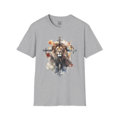 Faith-Inspired Lion Graphic Tee for Men and Women, Christian Apparel, Inspirational Fashion, Gift for Believers, Church Events