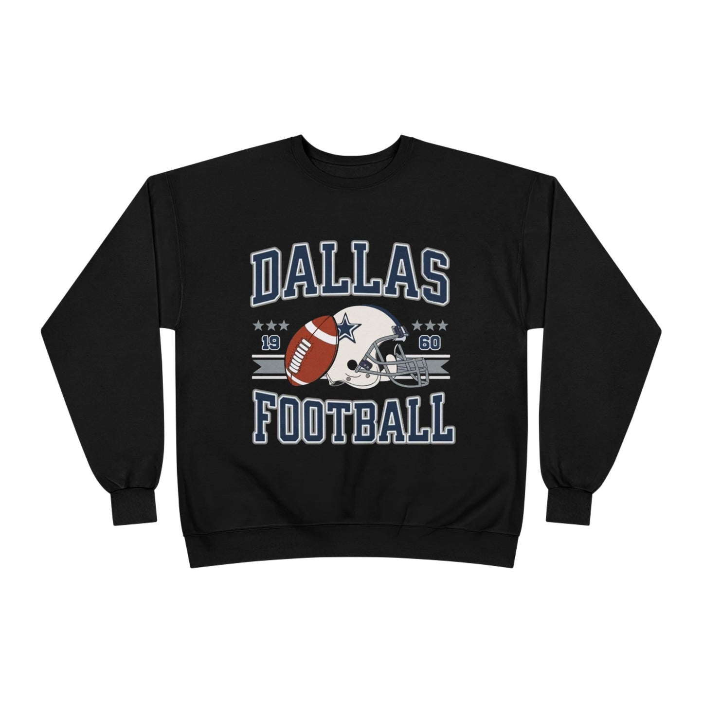 Dallas Football Unisex EcoSmart® Crewneck Sweatshirt, Perfect Gift for Sports Fans, Game Day Outfit, Christmas Gift, Fan Apparel
