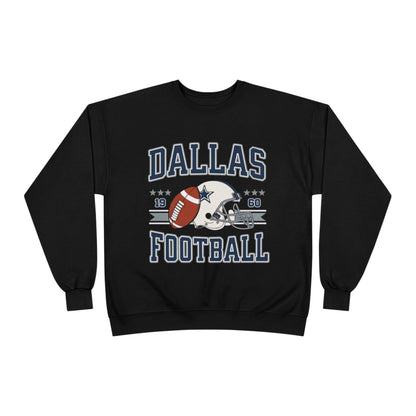 Dallas Football Unisex EcoSmart® Crewneck Sweatshirt, Perfect Gift for Sports Fans, Game Day Outfit, Christmas Gift, Fan Apparel