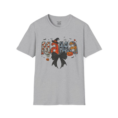 Halloween Mama T-Shirt, Cute Fall Tee, Unisex Ghost Shirt, Family Halloween Party Wear, Trick or Treat Costume Top