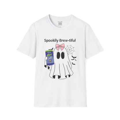 Spookily Brew-tiful Ghost T-Shirt