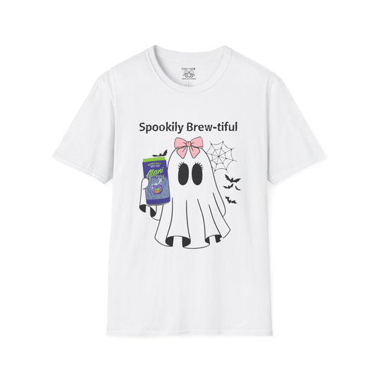 Spookily Brew-tiful Ghost T-Shirt