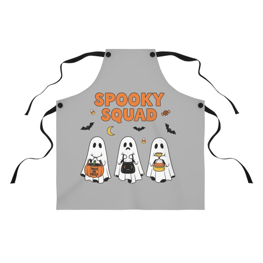 Halloween Spooky Squad Apron, Spooky Squad Apron for Chefs, Cooking Gift for Halloween, Fun Baking Apron, Costume Party Essential