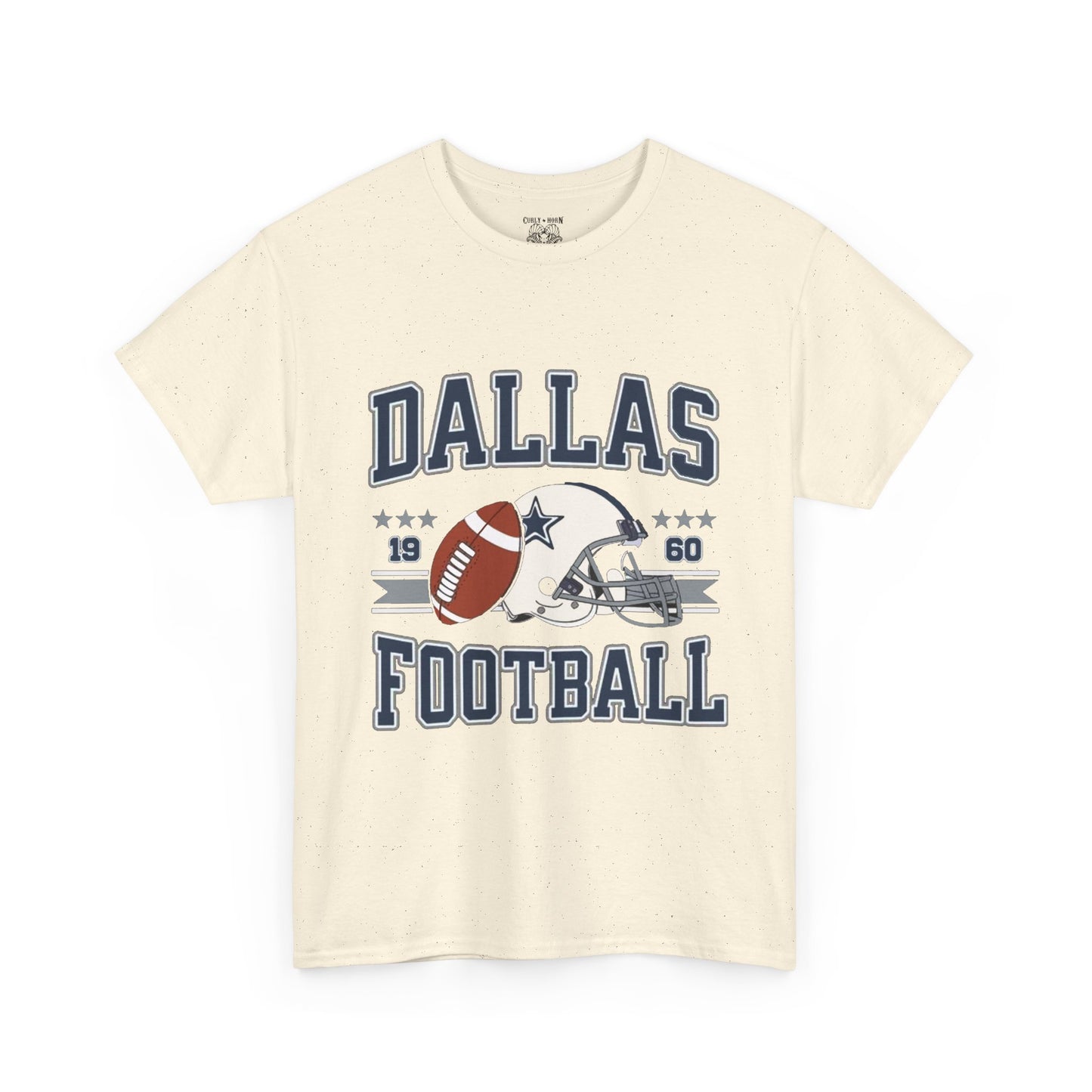 Dallas Football Fan Unisex Heavy Cotton Tee, Sports Shirt, Game Day Outfit, Gift for Fans, Football Season Apparel
