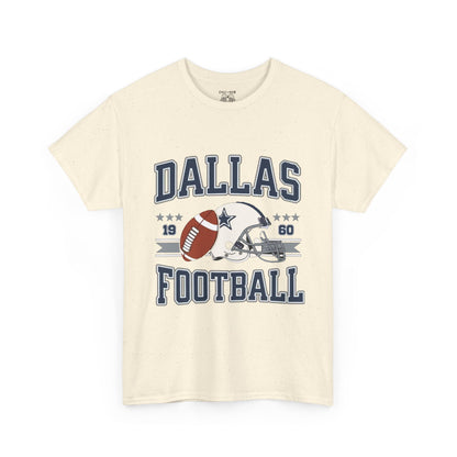 Dallas Football Fan Unisex Heavy Cotton Tee, Sports Shirt, Game Day Outfit, Gift for Fans, Football Season Apparel