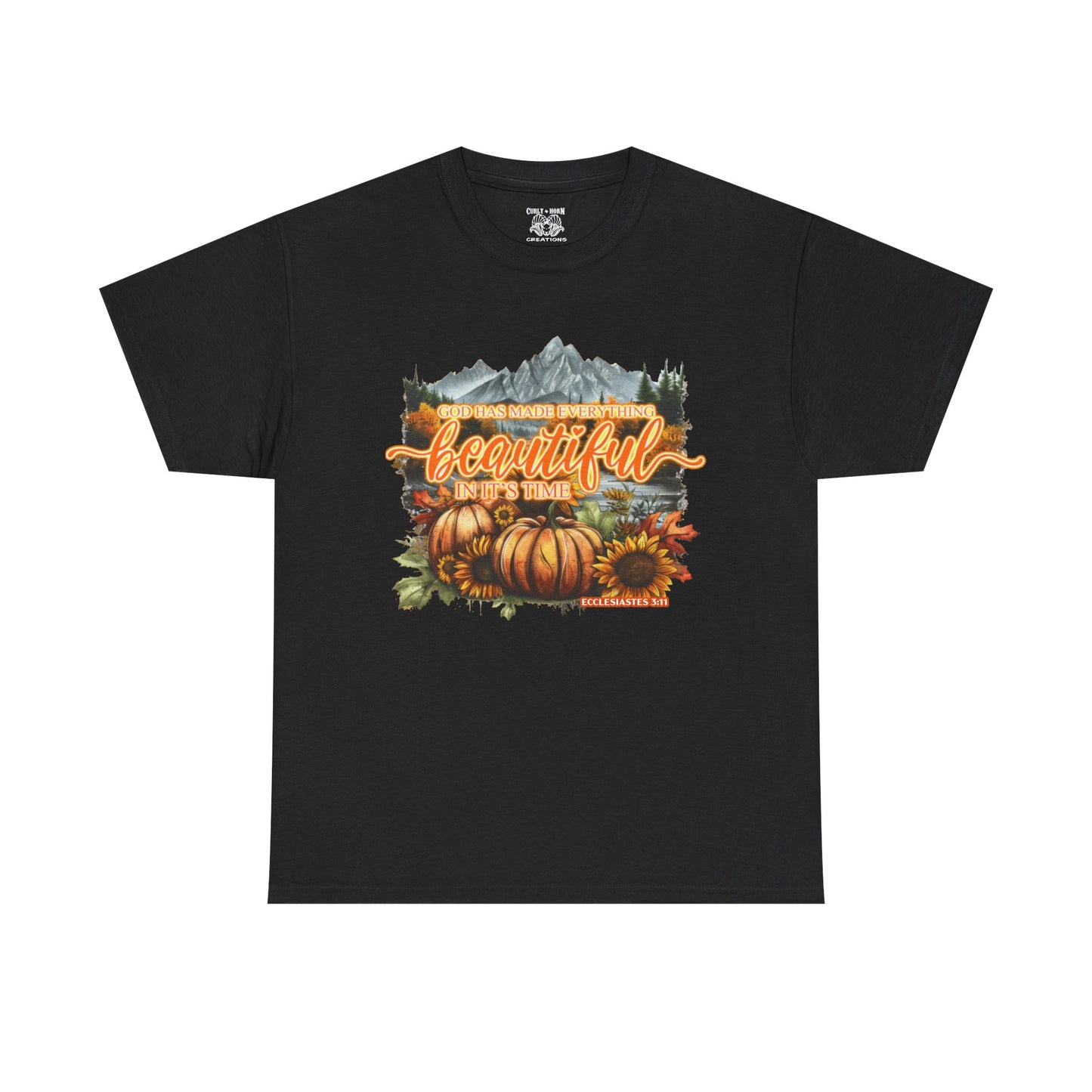 'Fall is Beautiful' Graphic T-Shirt, Autumn Apparel, Faith Based