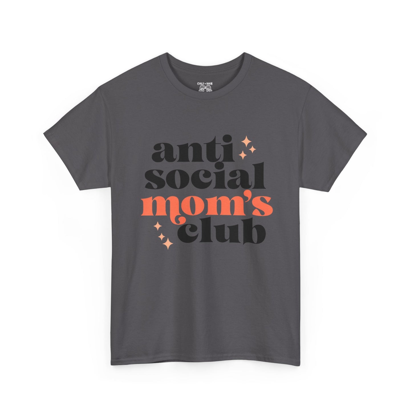 Anti-Social Moms Club Tee - Trendy Unisex Heavy Cotton Shirt for Moms, Perfect Gift for Mother's Day, Casual Wear, Funny Mom Shirt, [...]