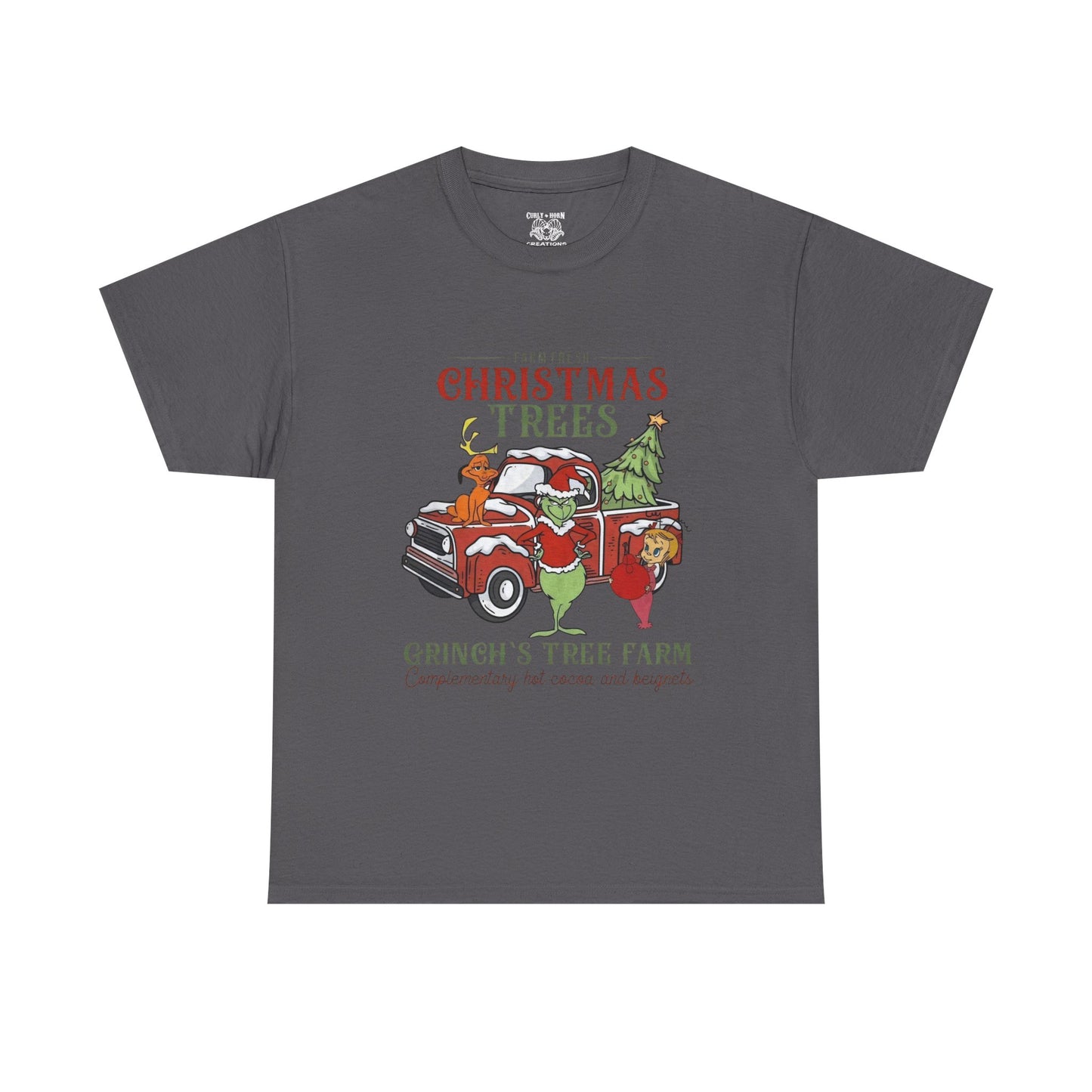 Christmas Tree Farm T-Shirt — Grinch’s Tree Farm Vintage Truck Holiday Tee