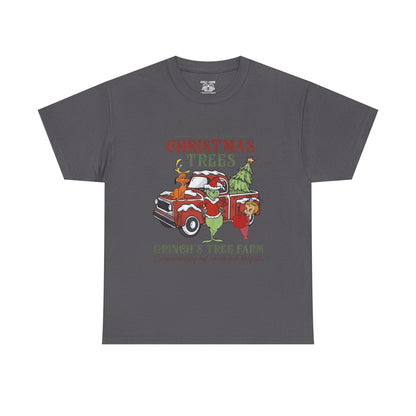 Christmas Tree Farm T-Shirt — Grinch’s Tree Farm Vintage Truck Holiday Tee