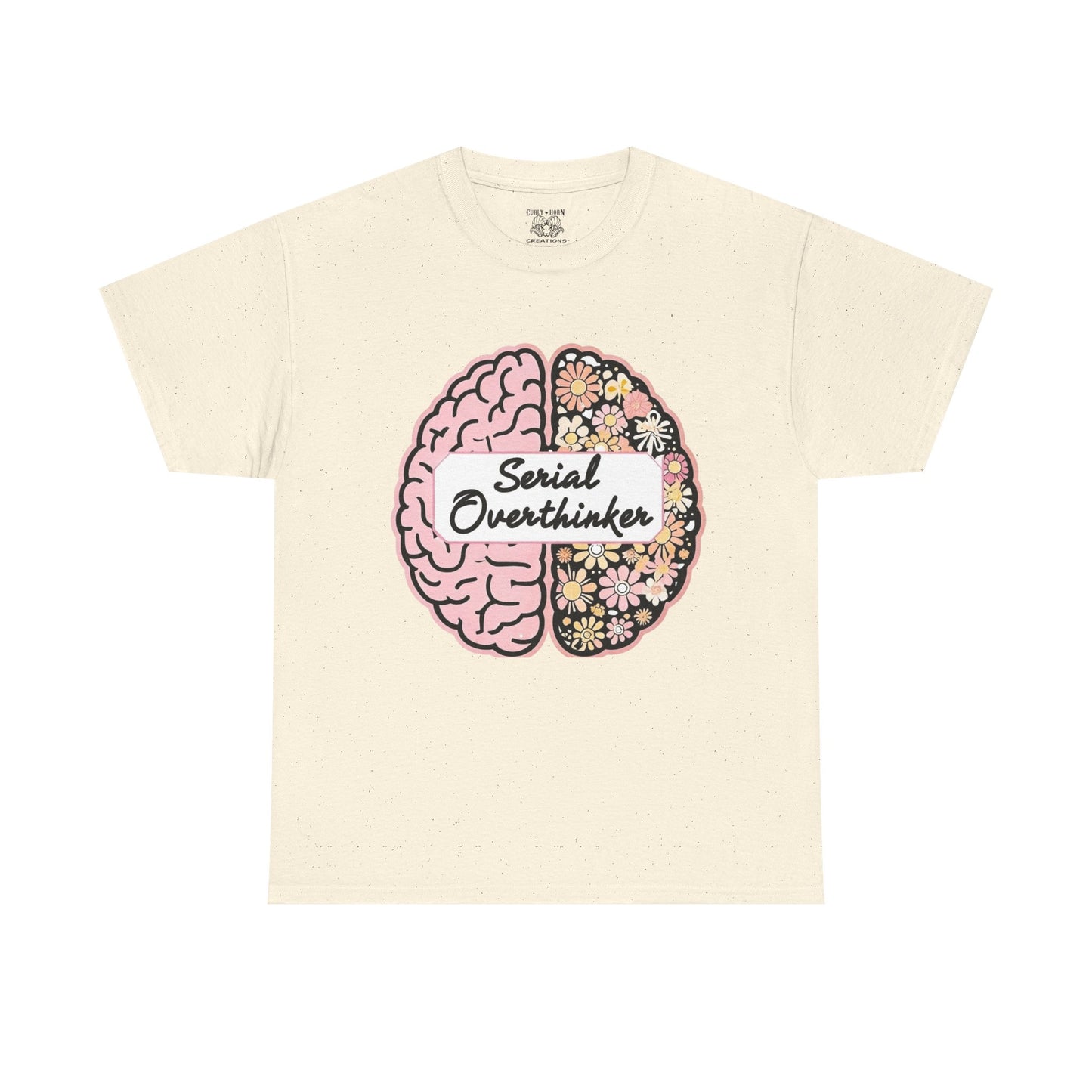 Overthinker Brainy Tee, Gift for Overthinkers, Casual Wear, Unisex Cotton Top, Quirky T-Shirt, Unique Gift Idea