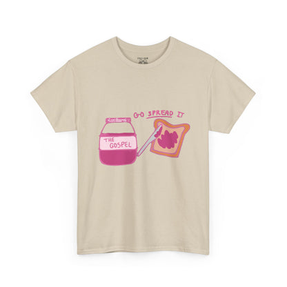 Spread the Gospel Tee, Unisex Heavy Cotton Shirt, Faith-Based Apparel, Christian Gift, Religious T-Shirt, Casual Everyday Wear