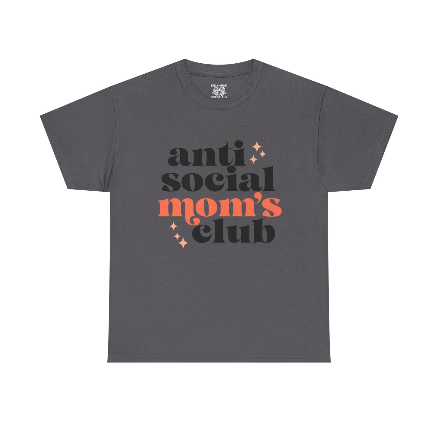 Anti-Social Moms Club Tee - Trendy Unisex Heavy Cotton Shirt for Moms, Perfect Gift for Mother's Day, Casual Wear, Funny Mom Shirt, [...]