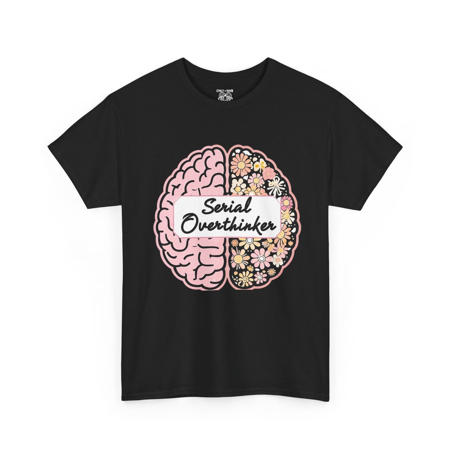 Overthinker Brainy Tee, Gift for Overthinkers, Casual Wear, Unisex Cotton Top, Quirky T-Shirt, Unique Gift Idea