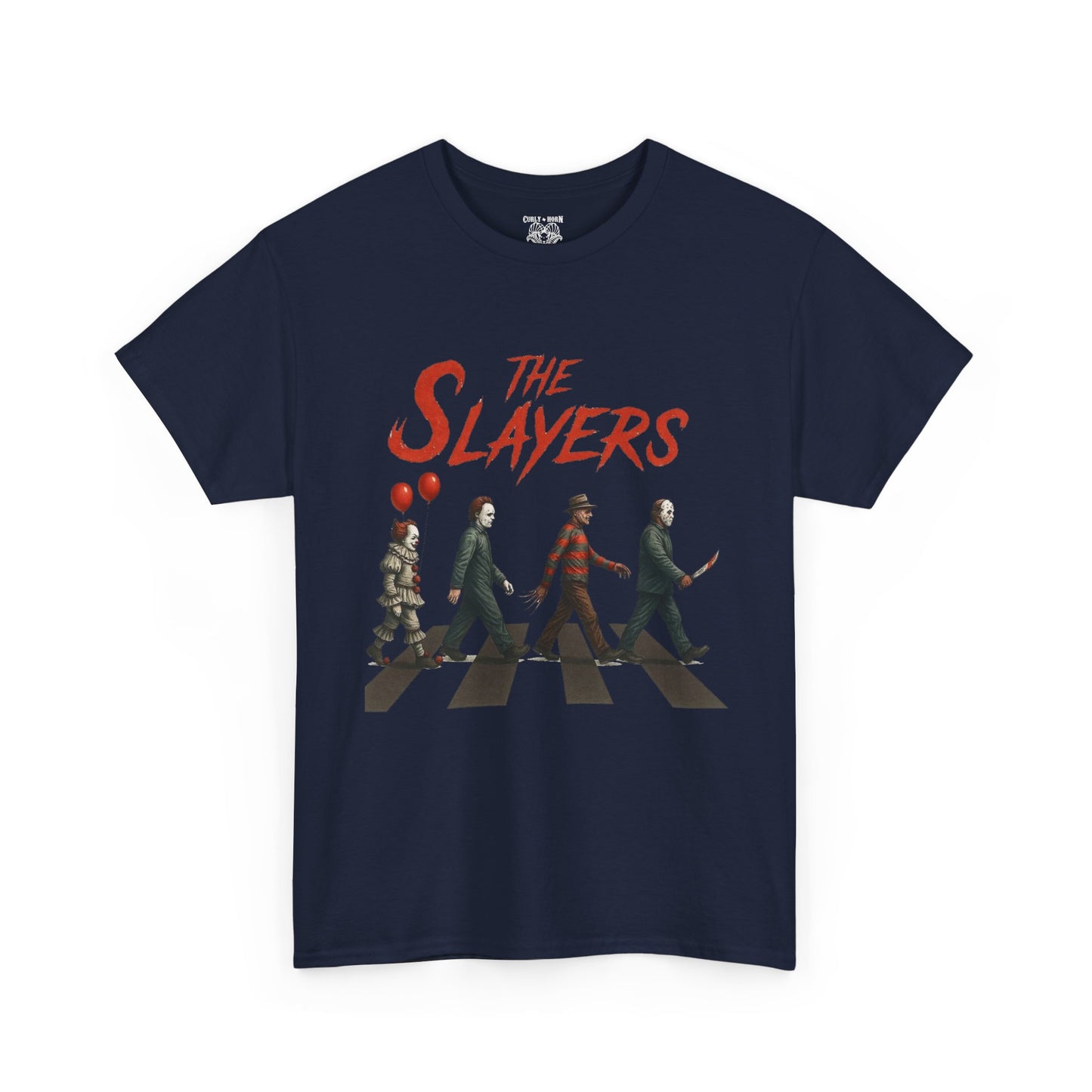 The Slayers Unisex Heavy Cotton Tee - Retro Band Style, Perfect for Music Lovers, Gifts, Concerts, and Casual Wear