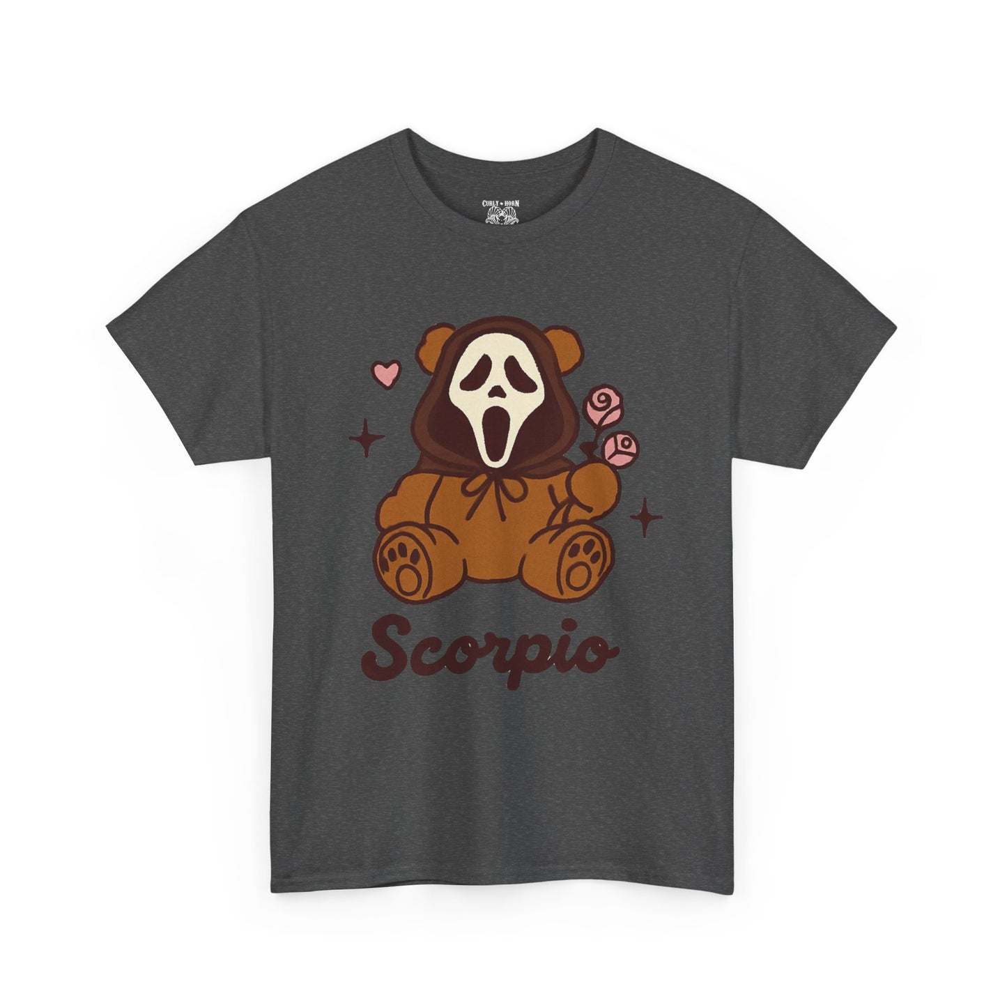 Scorpio Ghost Bear T-Shirt | Unisex Heavy Cotton Tee, Cute Gift for Scorpio, Halloween Shirt, Casual Wear, Graphic Tee, Unique [...]