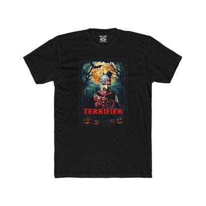 Terrifier Unisex Cotton Crew Tee, Horror Movie T-Shirt, Halloween Apparel, Graphic Tee for Fans, Spooky Gift Idea