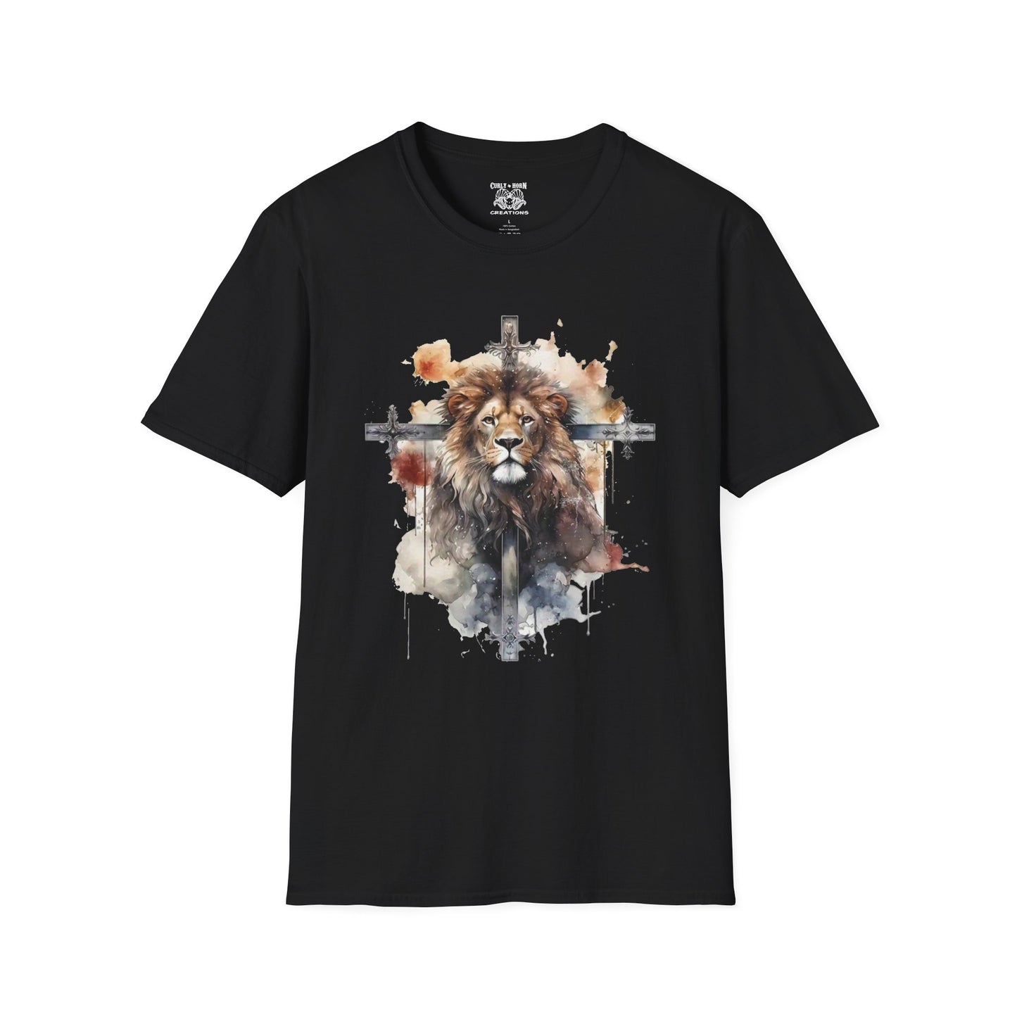 Faith-Inspired Lion Graphic Tee for Men and Women, Christian Apparel, Inspirational Fashion, Gift for Believers, Church Events
