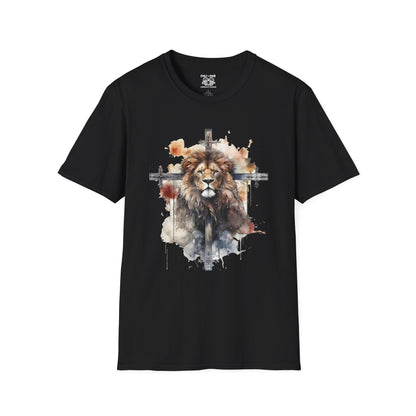 Faith-Inspired Lion Graphic Tee for Men and Women, Christian Apparel, Inspirational Fashion, Gift for Believers, Church Events