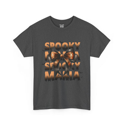 Spooky Season Unisex Heavy Cotton Tee, Halloween Shirt, Ghost Graphic Tee, Fall Fashion, Haunted House Tee